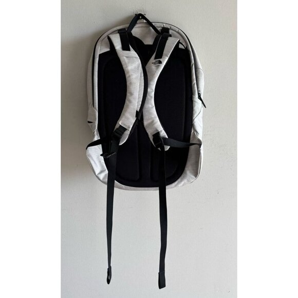 The North Face Aurora Backpack Womens Bag White Metallic Black Laptop Holder 22L - Picture 9 of 13